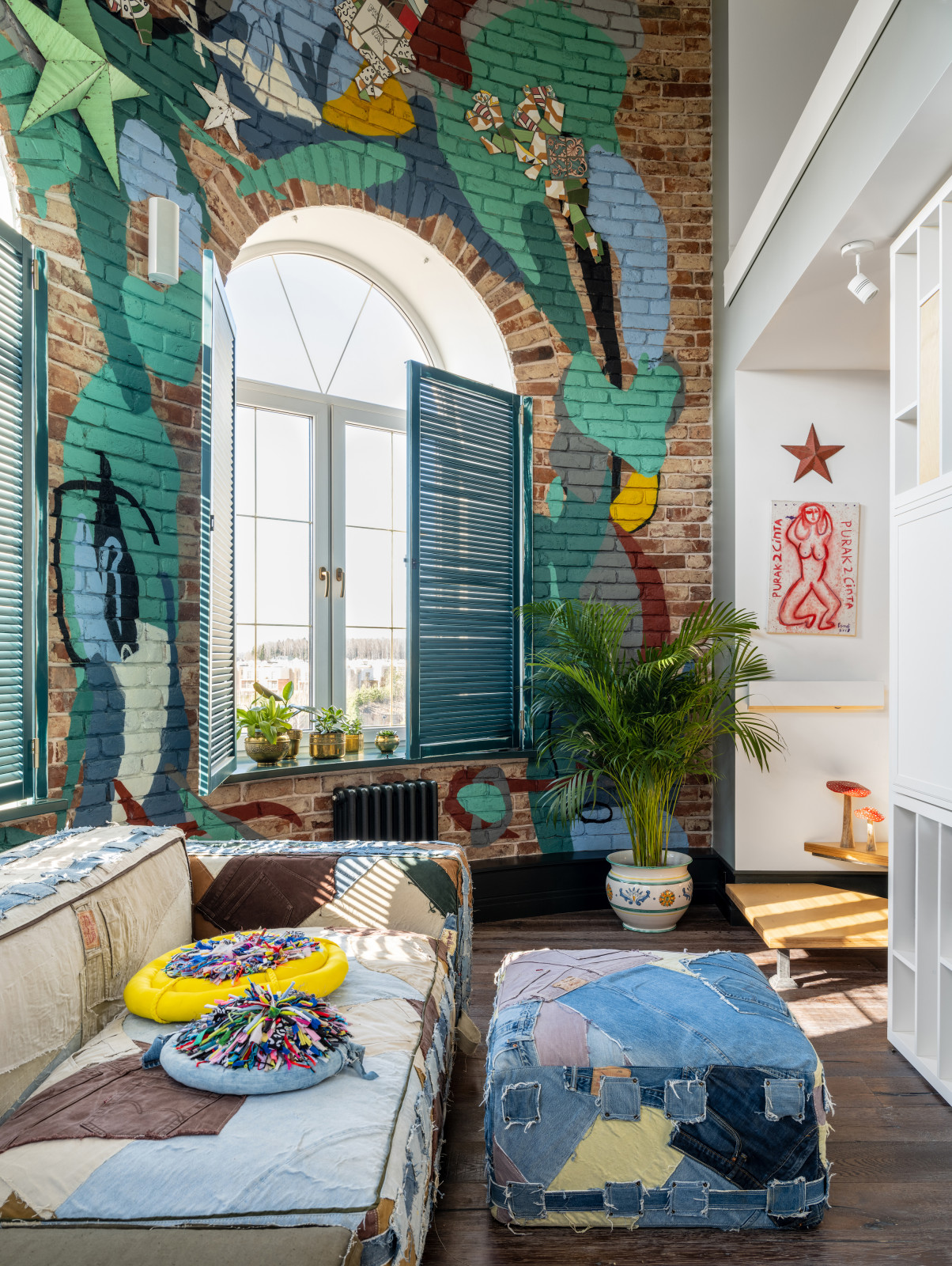 Гостиная. Квартира архитектора Дарьи Васильковой