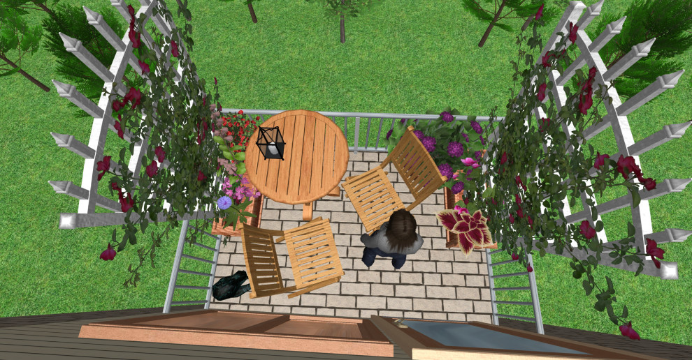 Открытый балкон