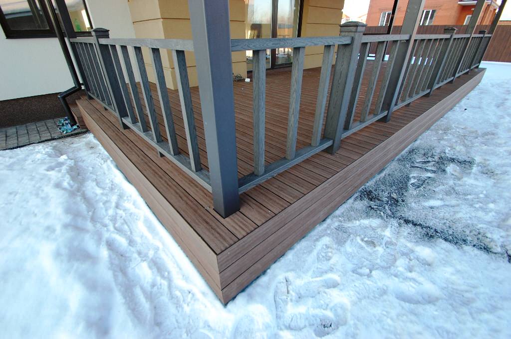 Обложка проекта: Веранда из ДПК доски