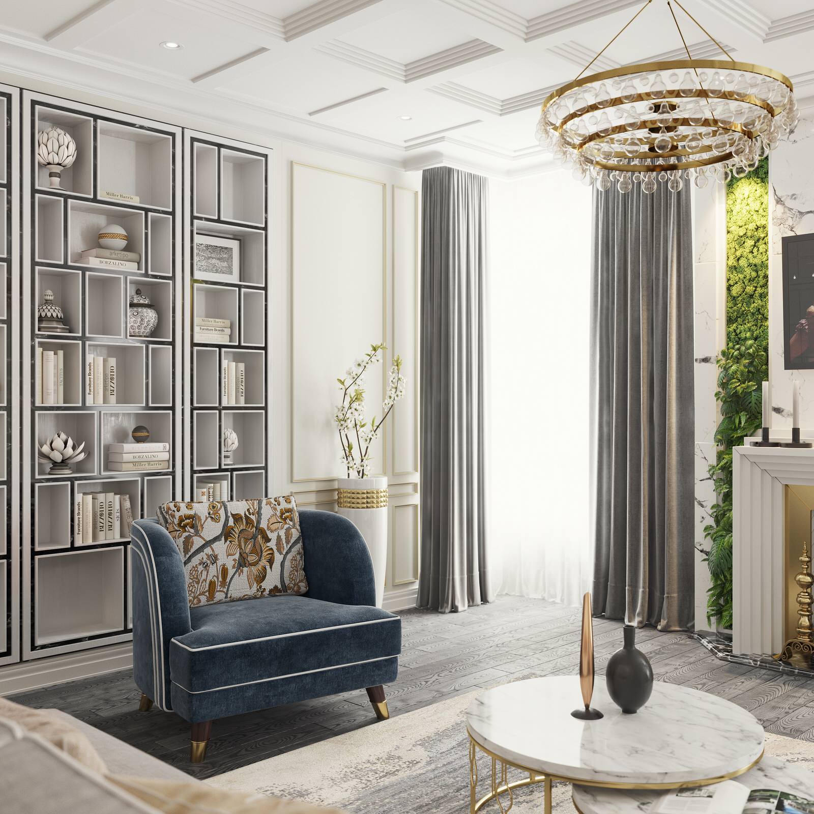 Квартира неоклассика 170м2