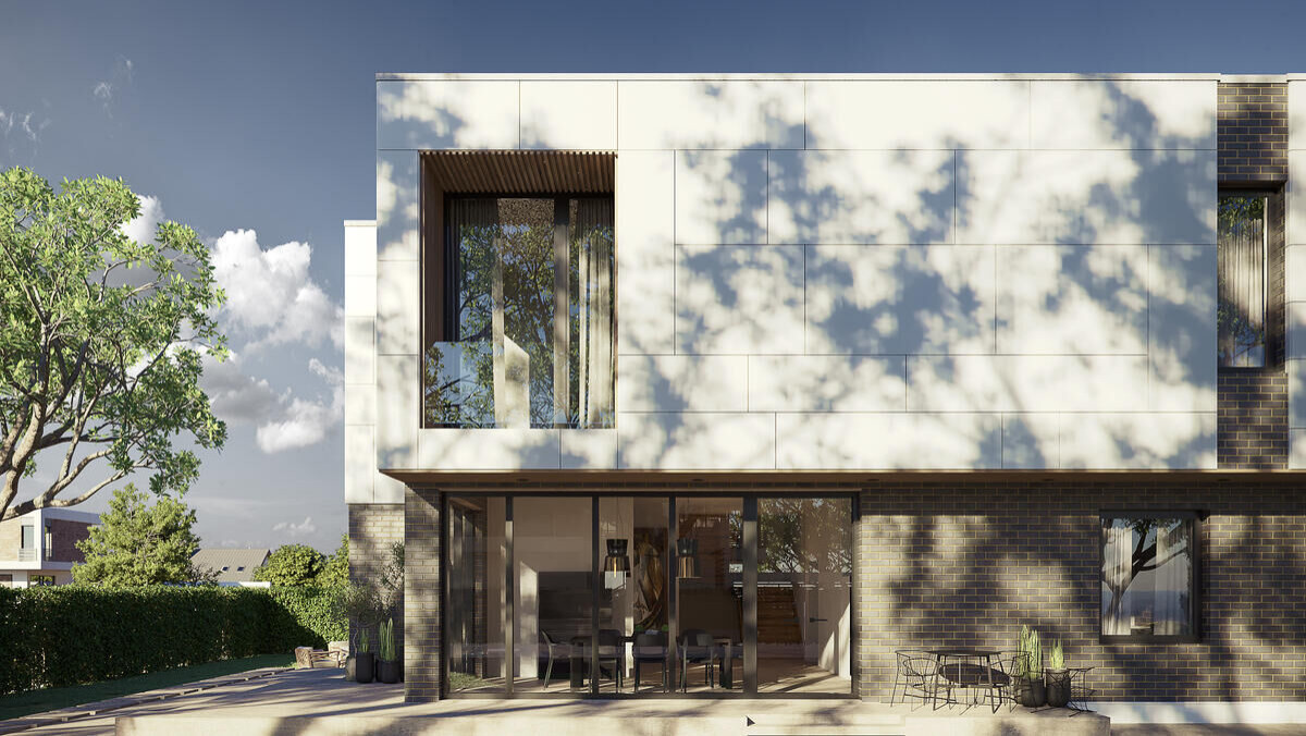 Проект с плоской кровлей 246 м2