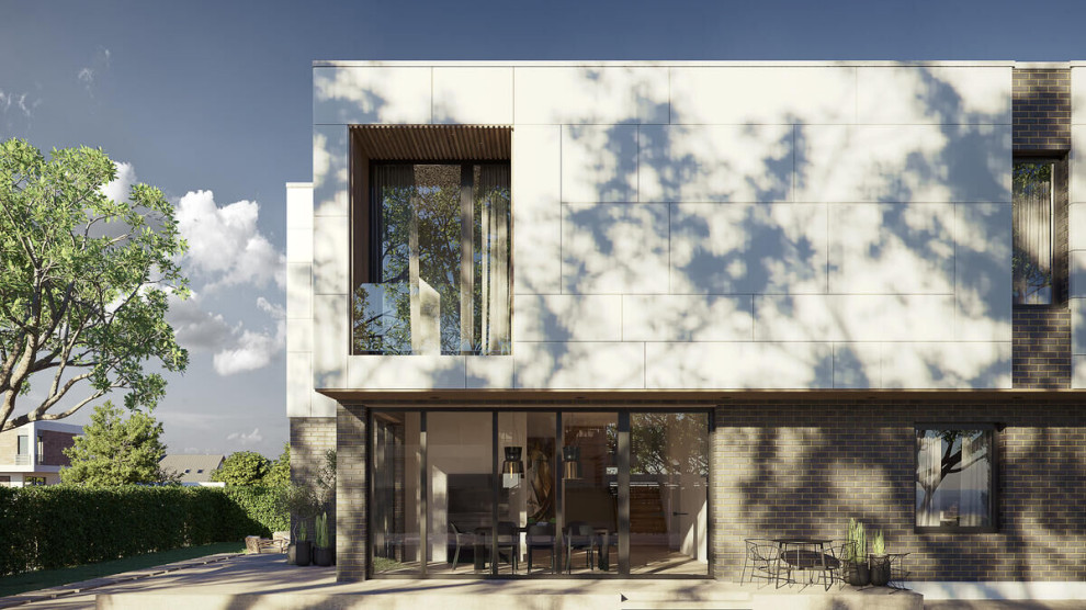 Проект с плоской кровлей 246 м2