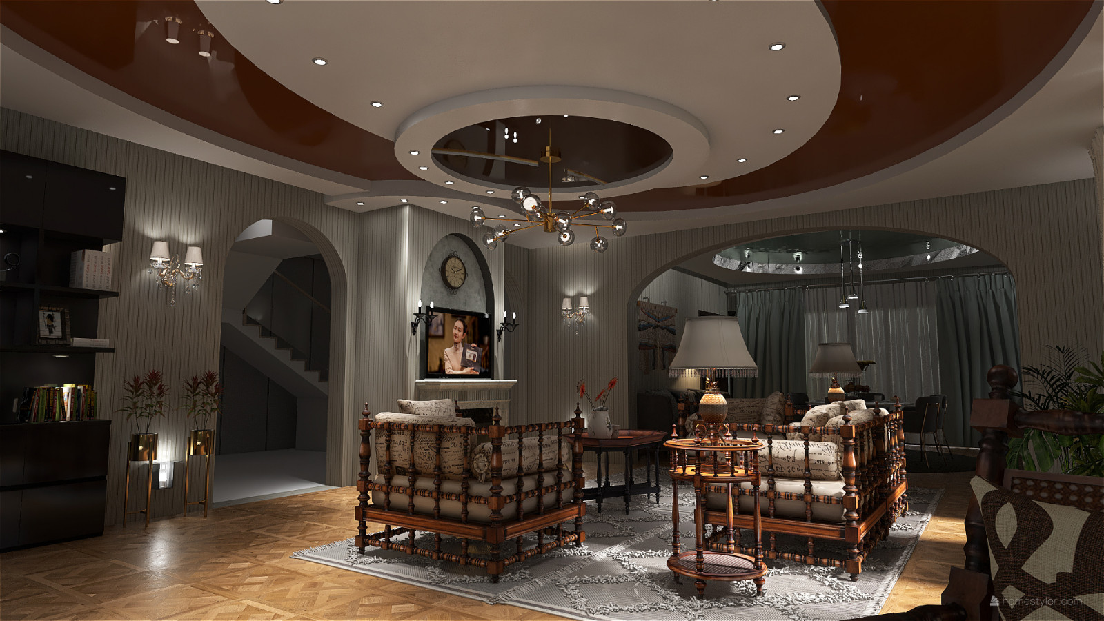 Коттедж 2-эт_ интерьер +экстерьер