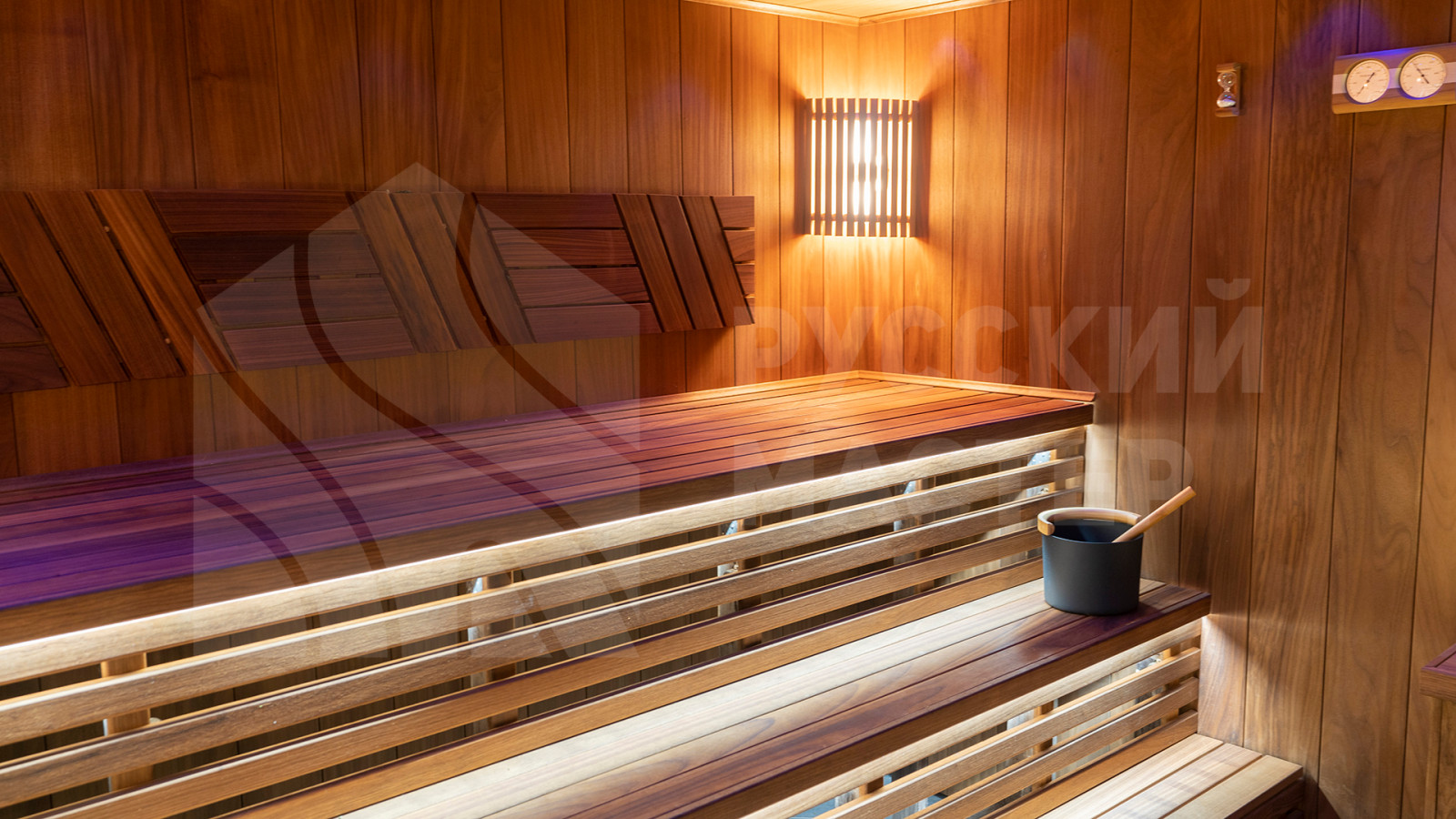 Обзор парной из экзотической и редкой древесины Фраке