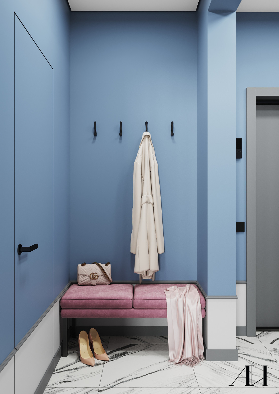 Обложка проекта: Яркая квартира в ЖК Зеленый остров г.Обнинск