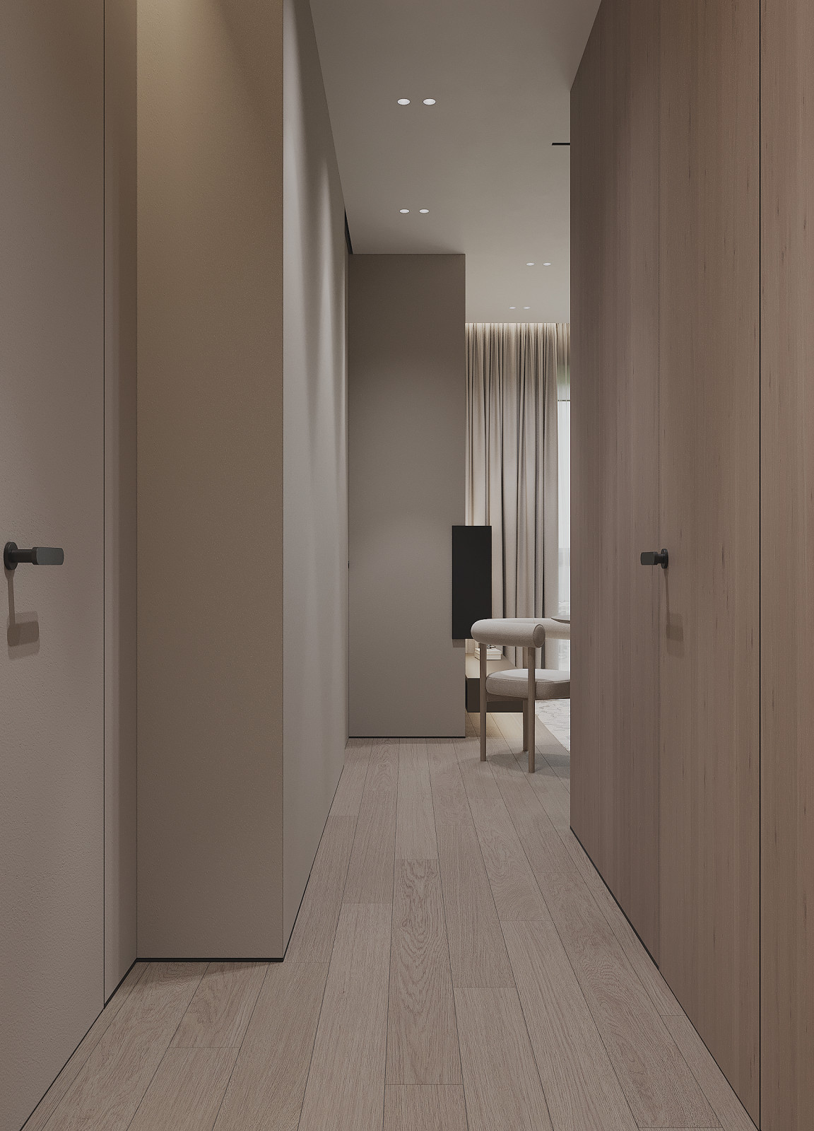 Интерьер апартаментов, Сочи, 45м2