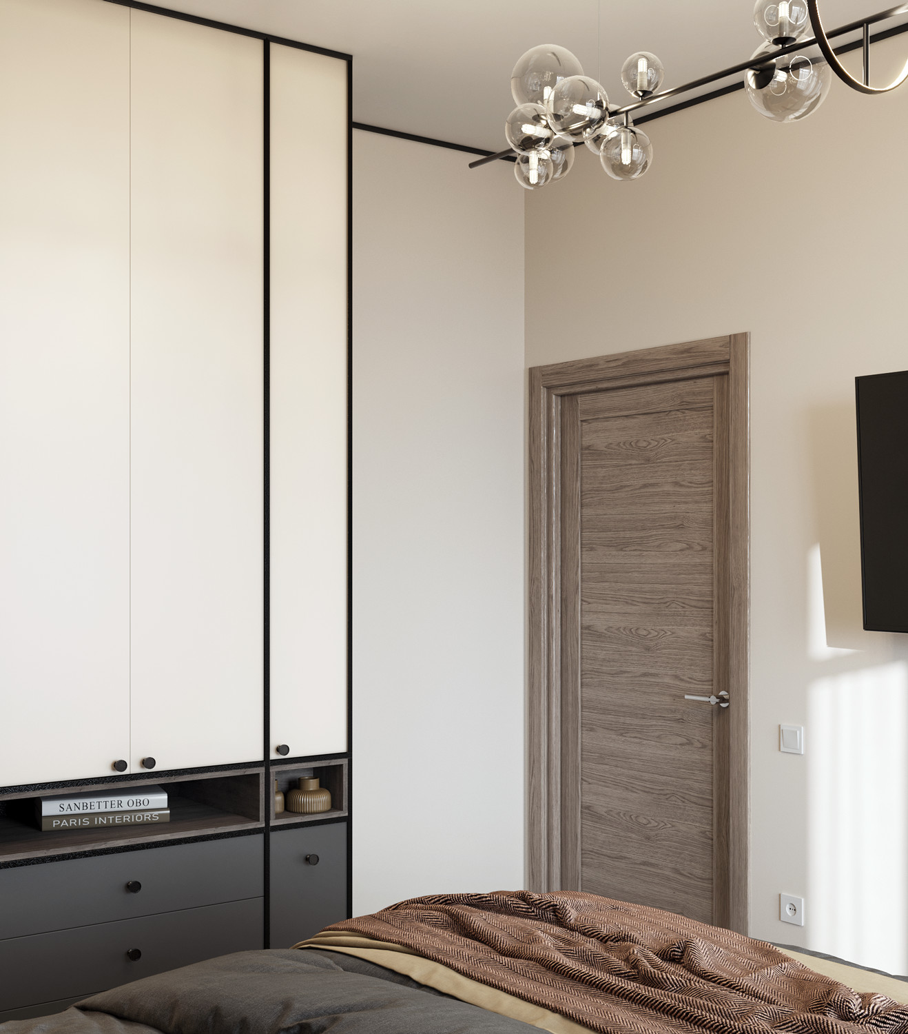 визуализация трехкомнатной квартиры ЖК Варшавская Life