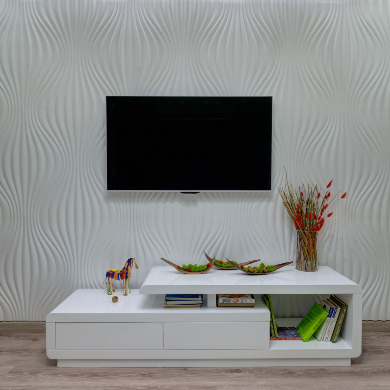 "Акварельная драма" - квартира с яркой индивидуальностью