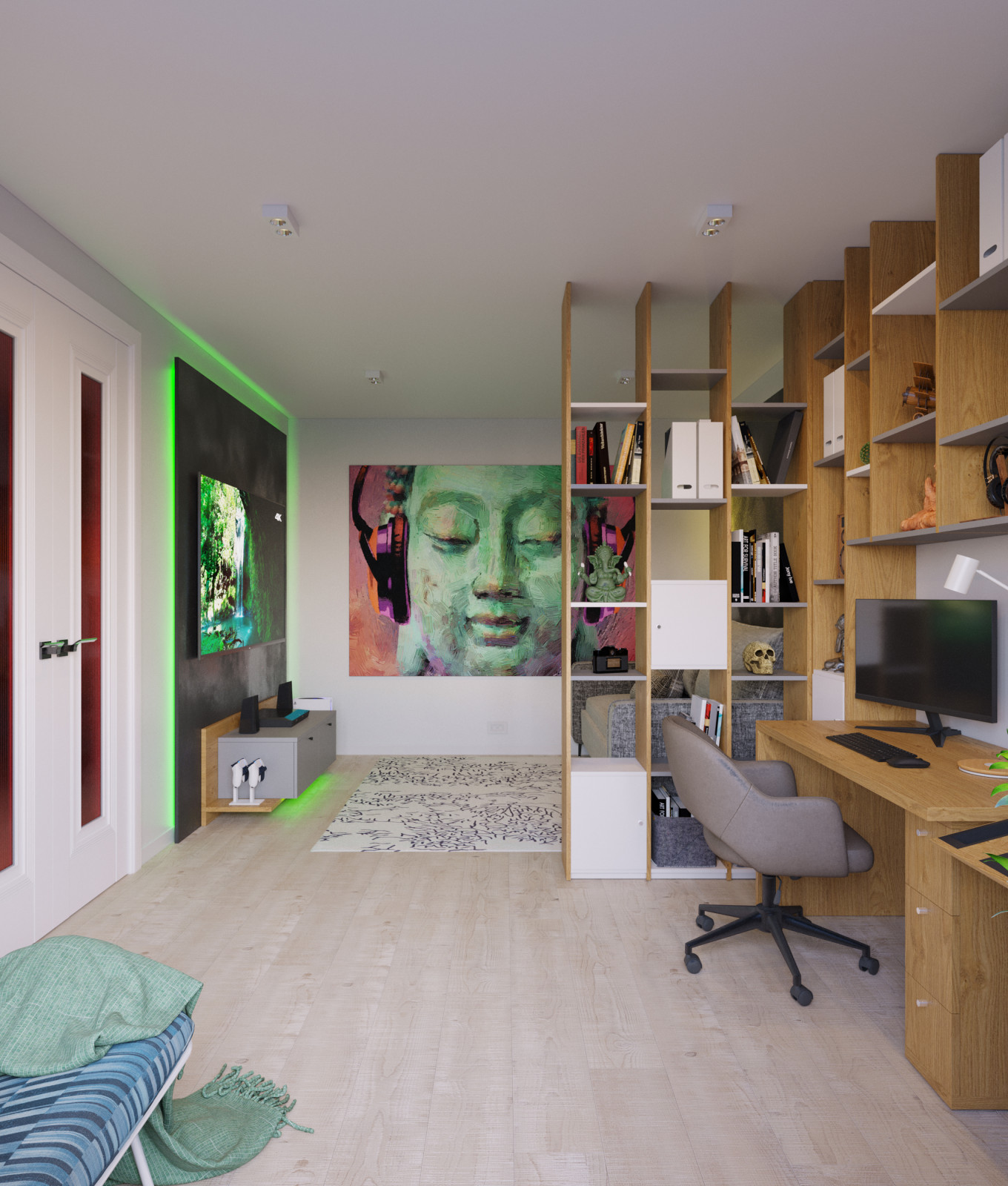 Проект однокомнатной квартиры. г.Москва.