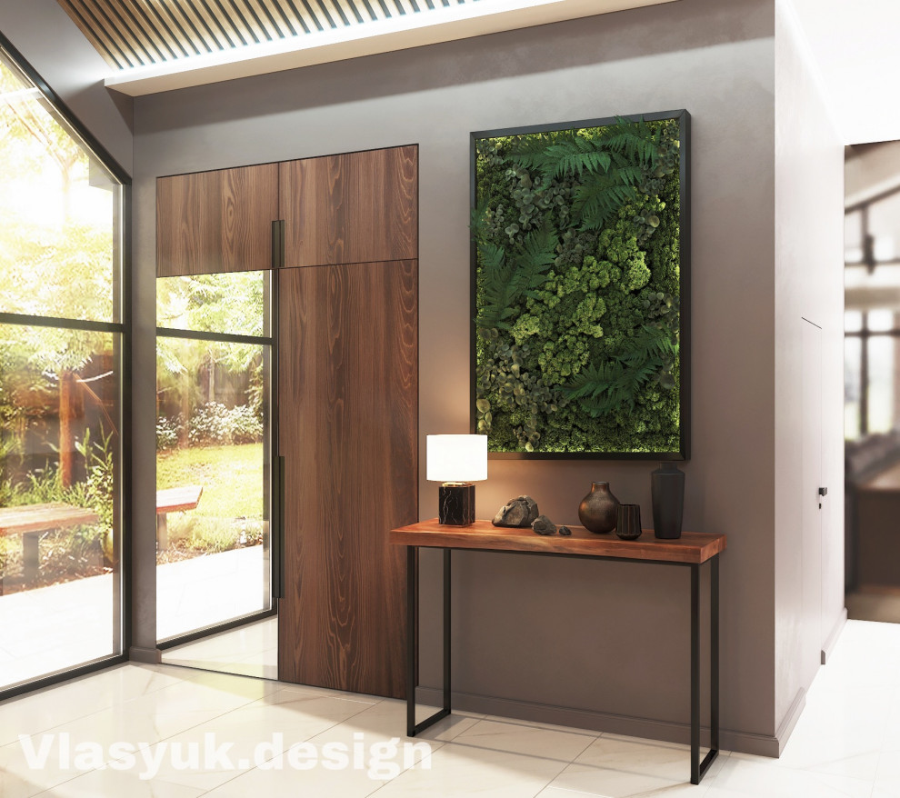 Проект холла частного дома