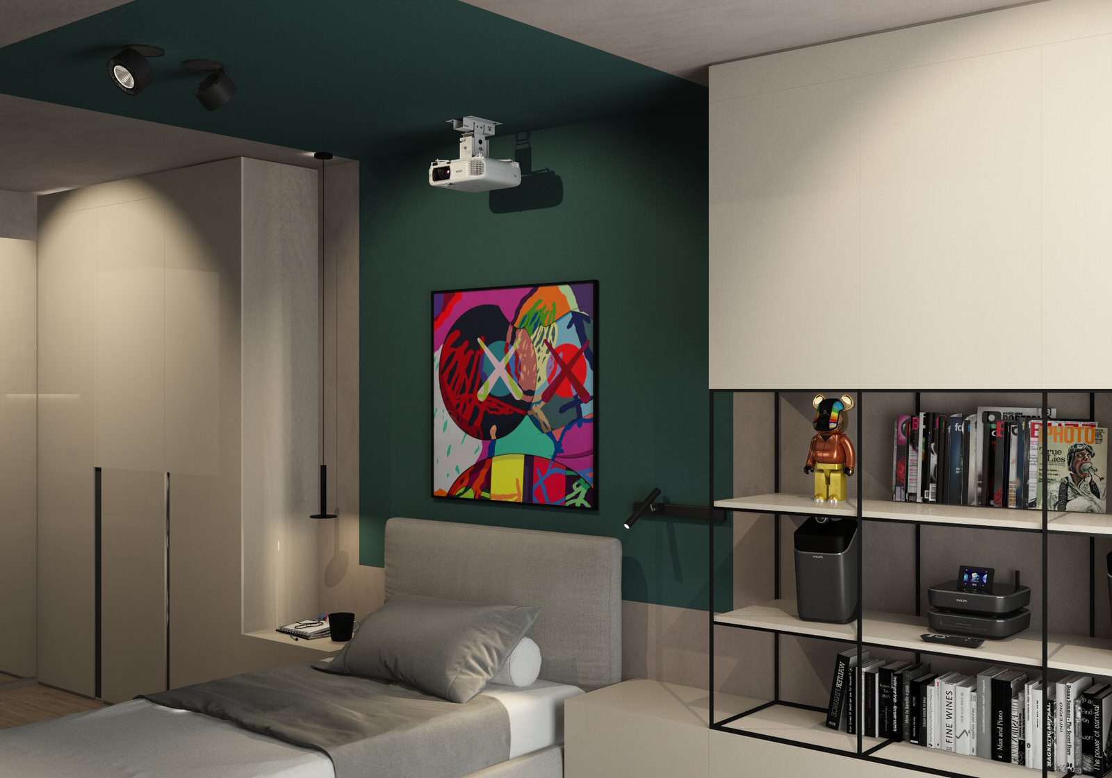 Современный хай тек. Пентхаус в Городе К.