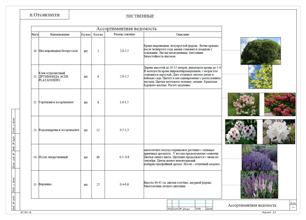 Отсанлахти. Ландшафтное проектирование
