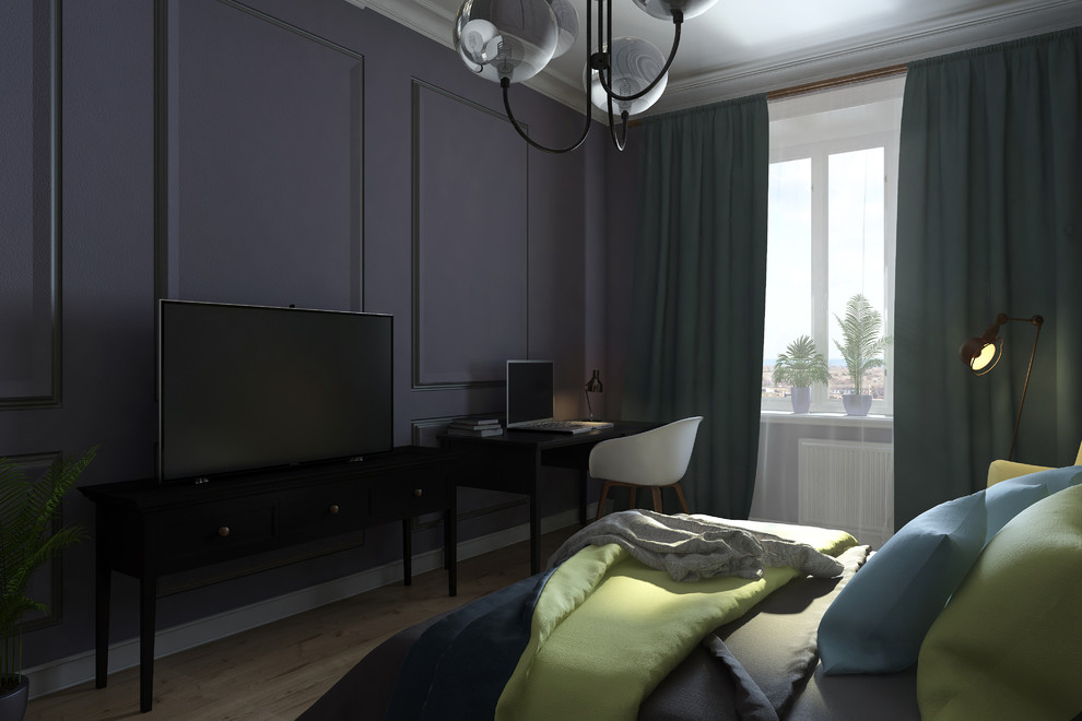 Дизайн проект 3-х комнатной квартиры спальня