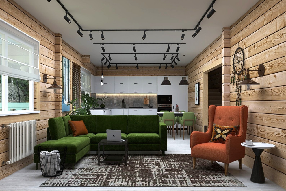 Кухня-гостиная, 32,1 м²