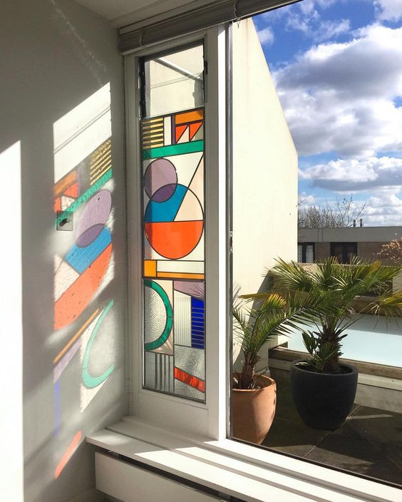 Витражные окна, перегородки