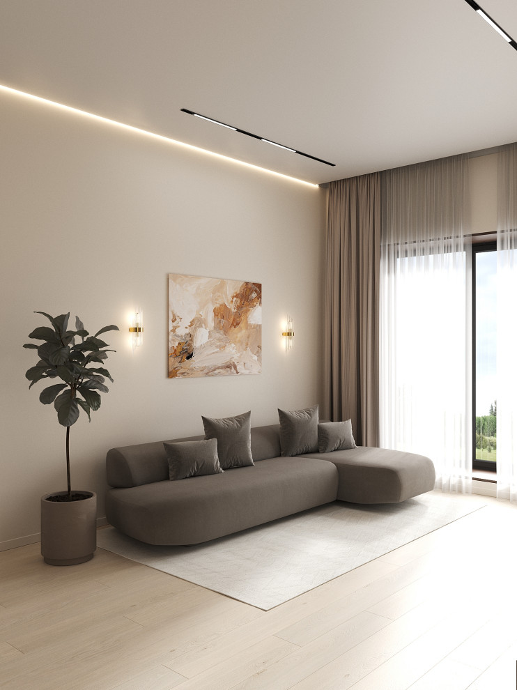 Визуализация Кухня-Гостиная