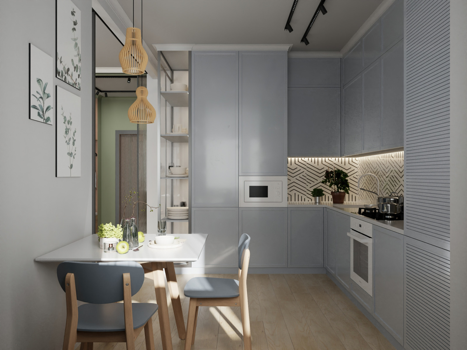 Интерьер квартиры в стиле сканди