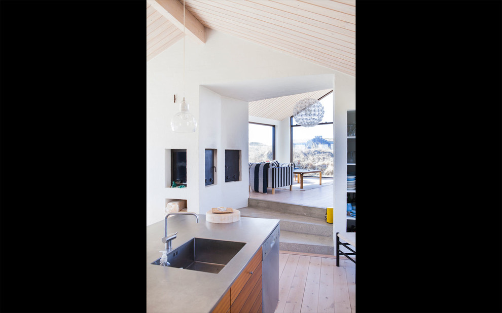 Houzz Дания: Дом под Скагеном с травой на крыше