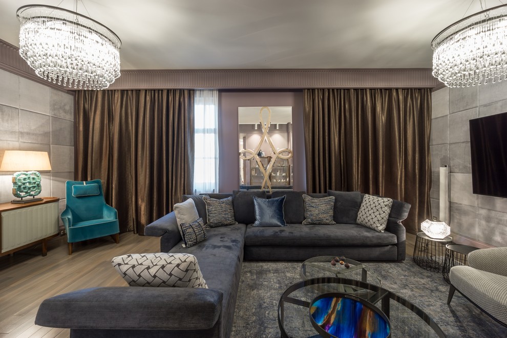 Квартира в современном стиле с элементами арт-деко