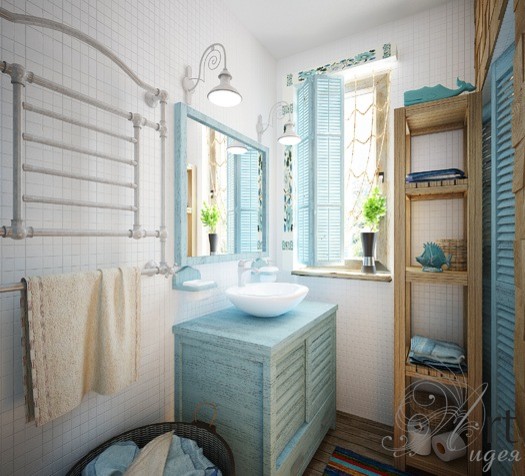 Обложка проекта: Санузел для комнаты отдыха у моря