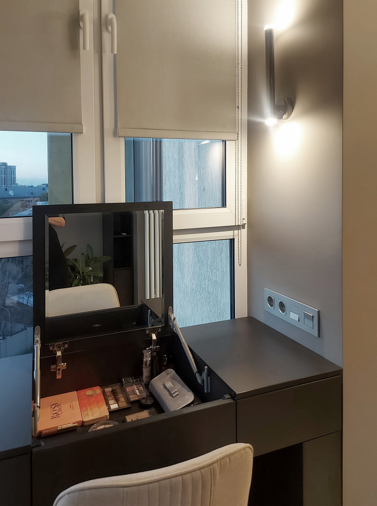 Спальня-гардеробная 32 кв.м. 2022 г. Фото.