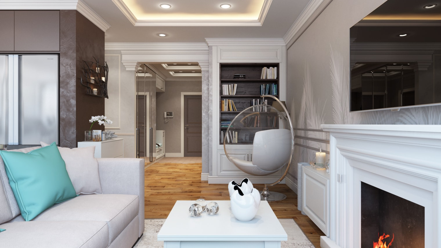 ЖК Одинбург, 3 комнаты, 80 м²