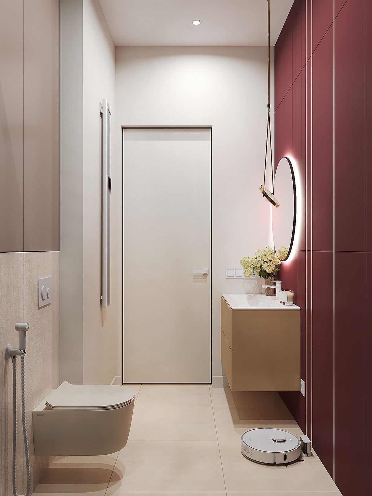 Жк "Огни", проект квартиры-студии в Москве.