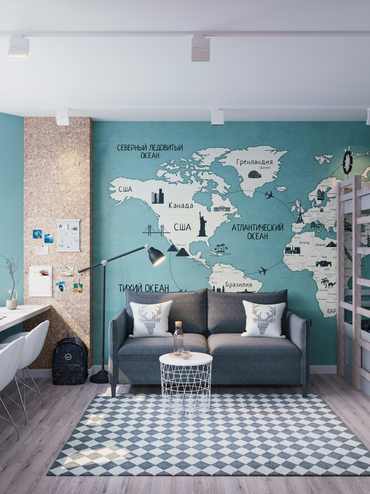 Обложка проекта: Дизайн детской комнаты для мальчиков, совместно с Vesna_de