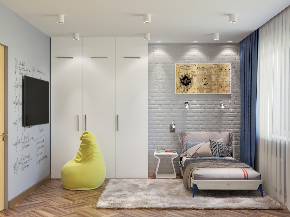 Обложка проекта: Дизайн детской для мальчика-подростка 16 кв.м.