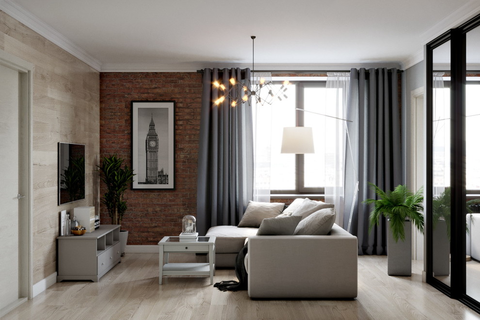 Двухкомнатная квартира в стиле лофт