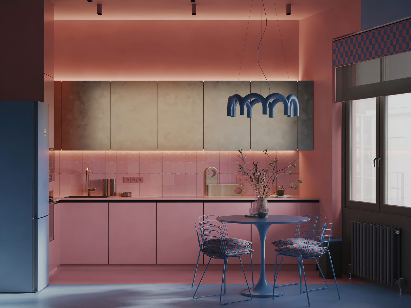 HÉ 210 // ЖК Серебряный фонтан, Москва, 91 м²