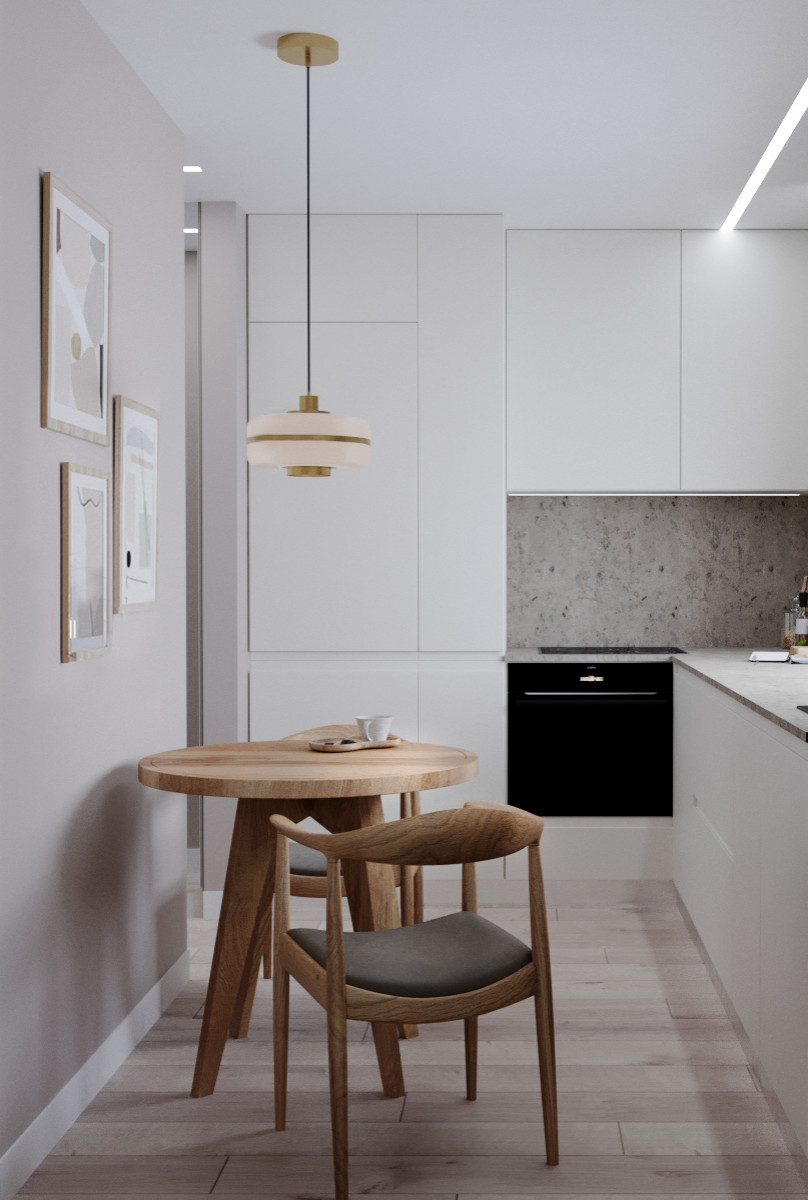 Однокомнатная квартира для стилиста. Серия дома п44т