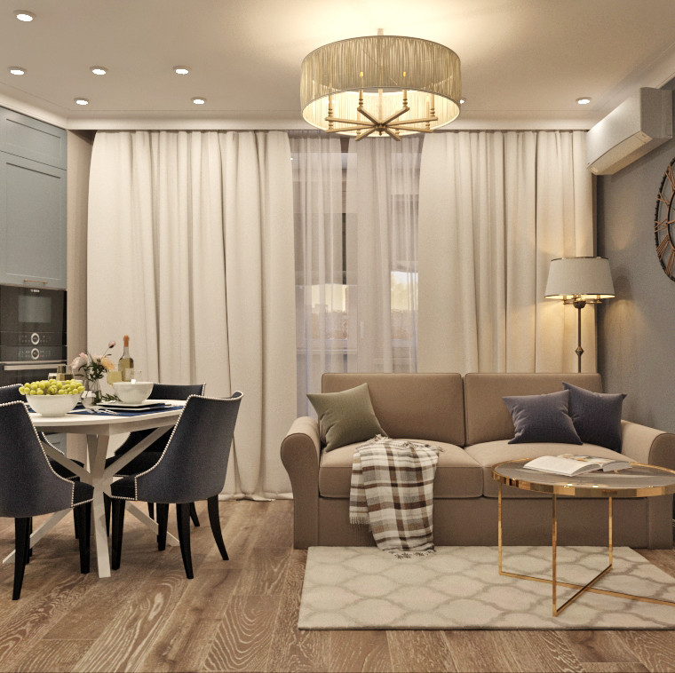 Квартира в Долгопрудном с Панно Ракушка