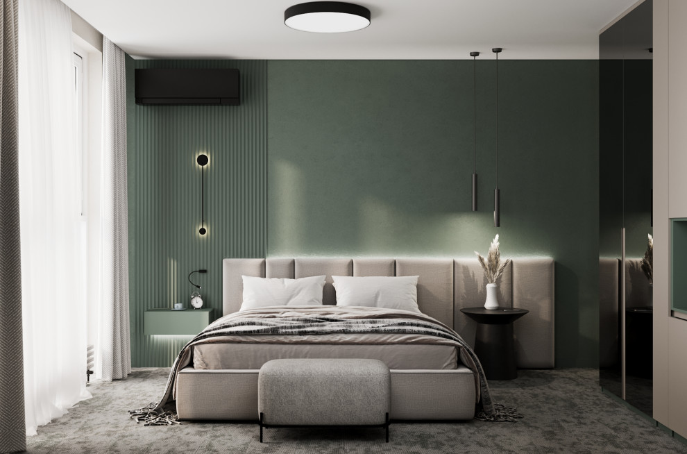 Спальня в проекте Виктории Мусиной