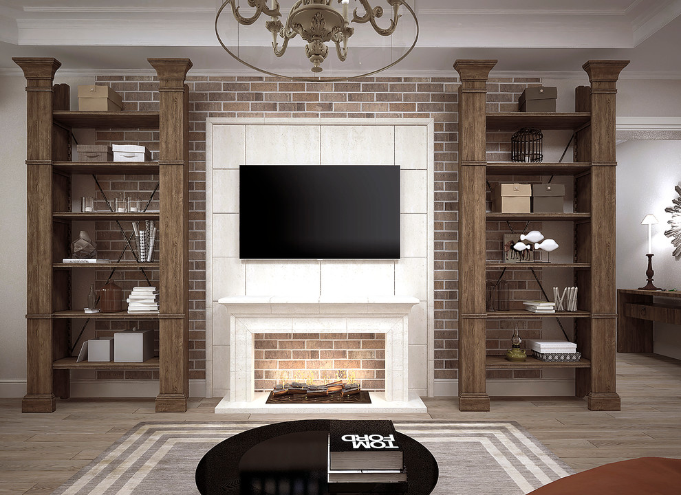 ГОСТИНАЯ С КАМИНОМ