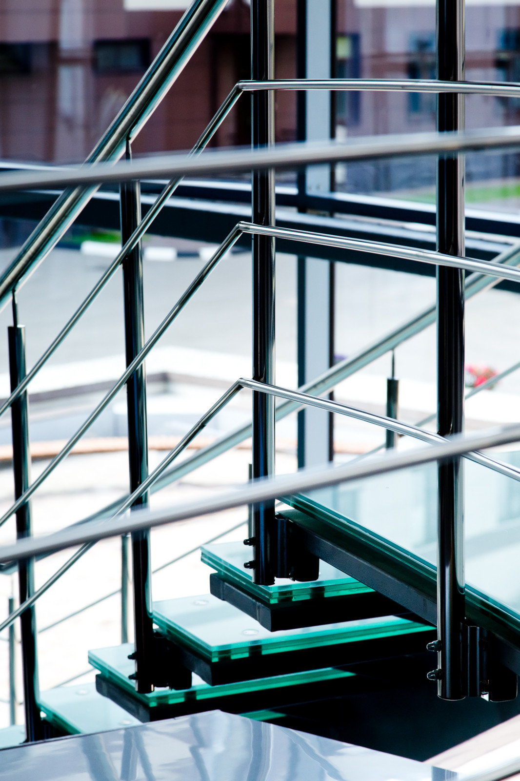 Лестница в музей космонавтики