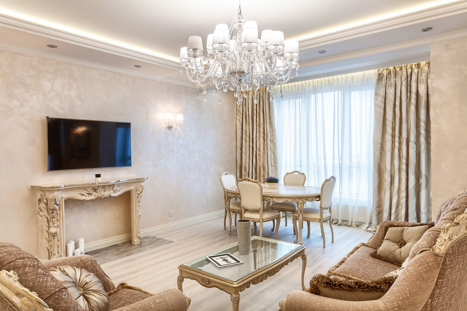 Квартира в классическом стиле 2