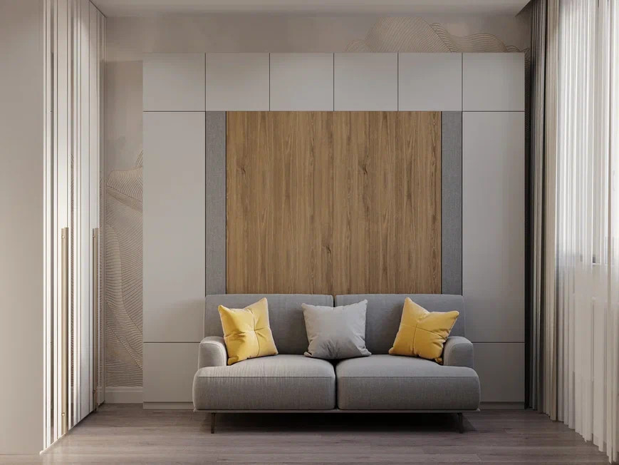 Ремонт квартиры площадью 56,7 м2 в современном стиле с элементами классики