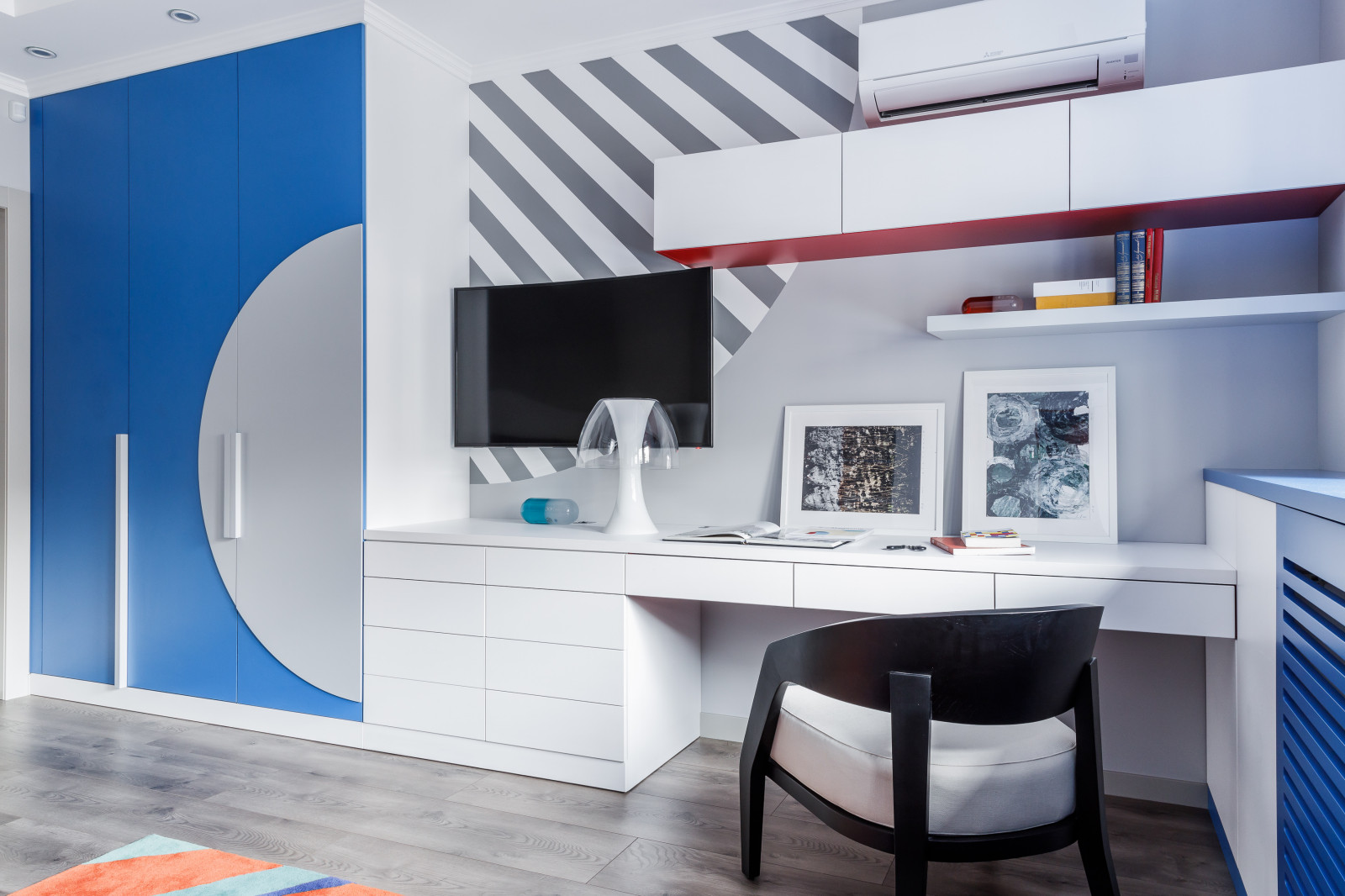 Детская недели: Комната мальчика по мотивам русского авангарда