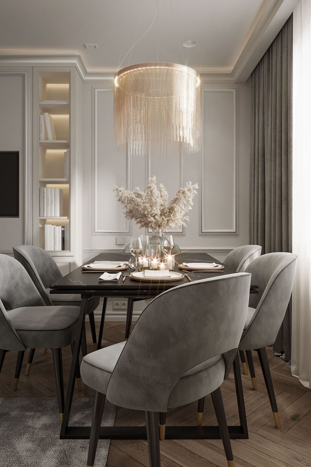 Кухня-гостиная в ЖК Лучи