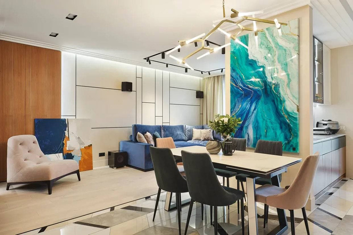 Стильная геометрия. Квартира в Тюмени