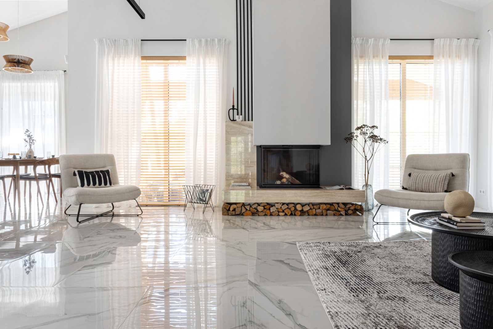 Загородный дом в оттенках моря и солнца