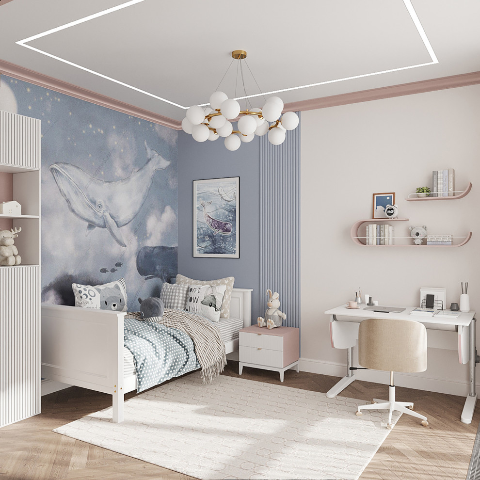 Интерьер в стиле неоклассика в РП ЗАРЕЧЬЕ 103 кв.м.