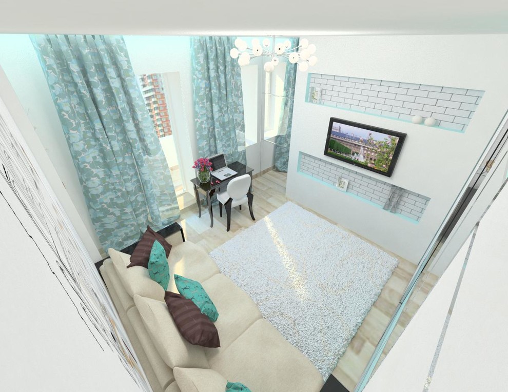 Детская спальня, в квартире ЖК Оазис