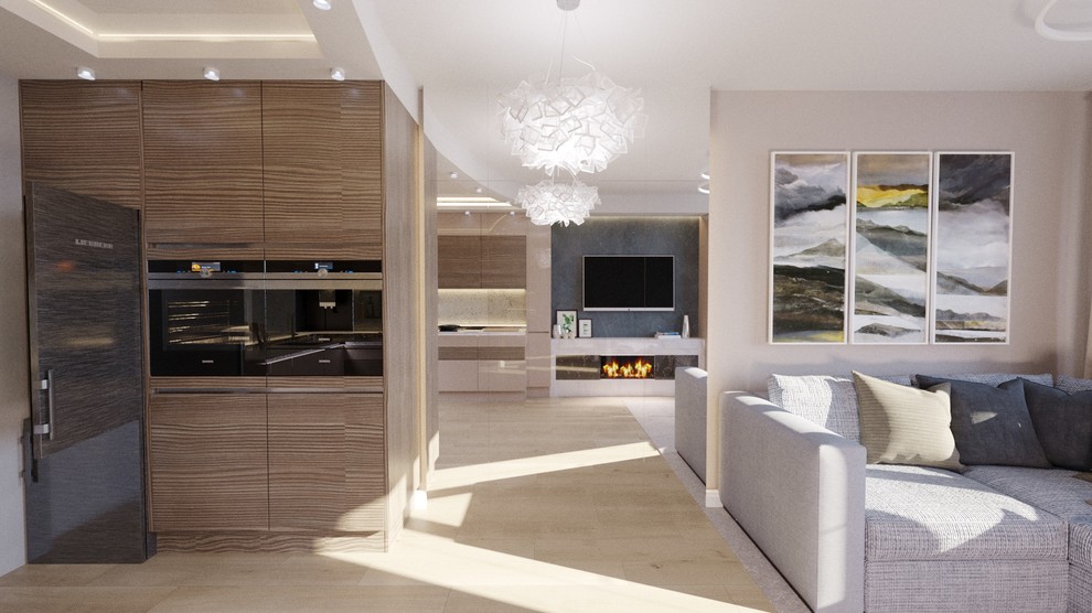 Трех-комнатная квартира для четырех человечной семьи.