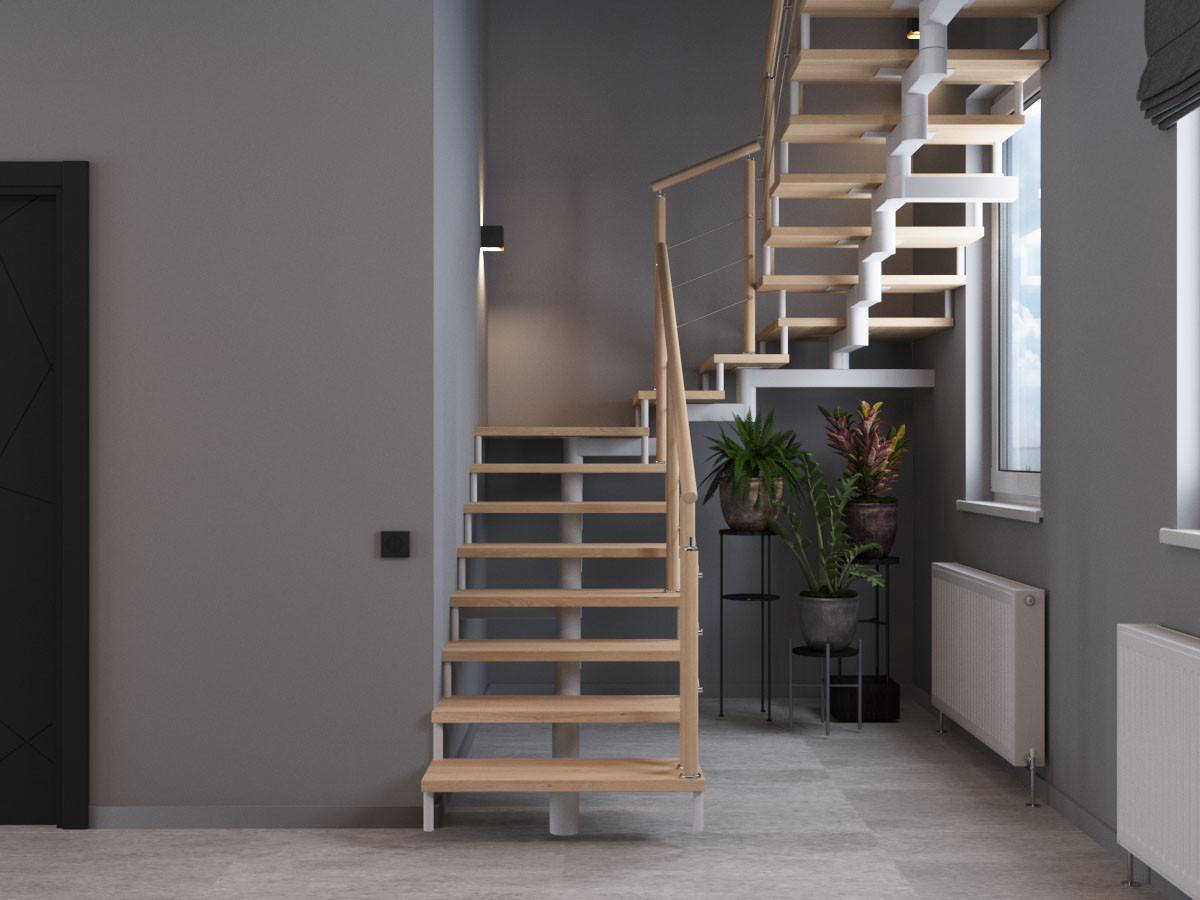 Аскетичный каркасный дом