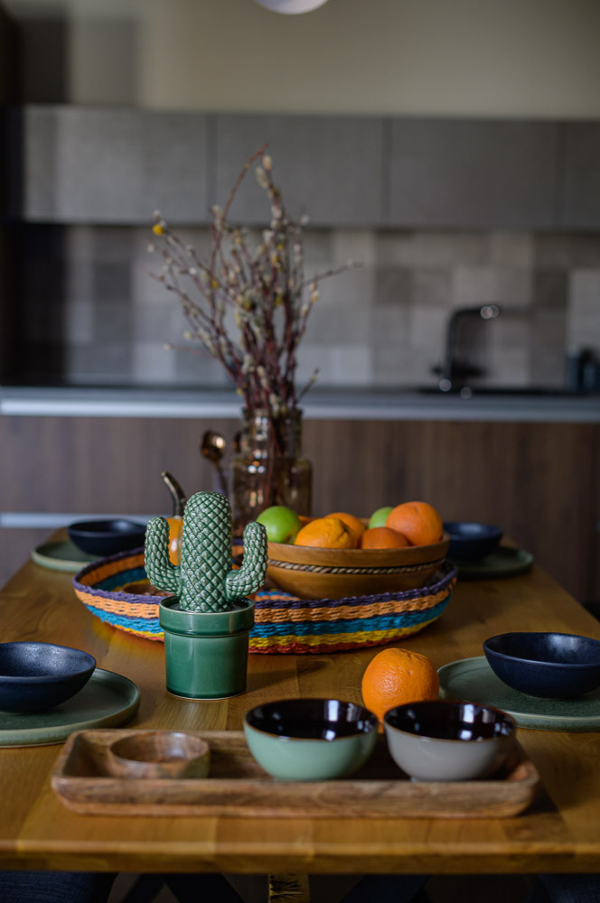 Кухня в трех уровневой квартире