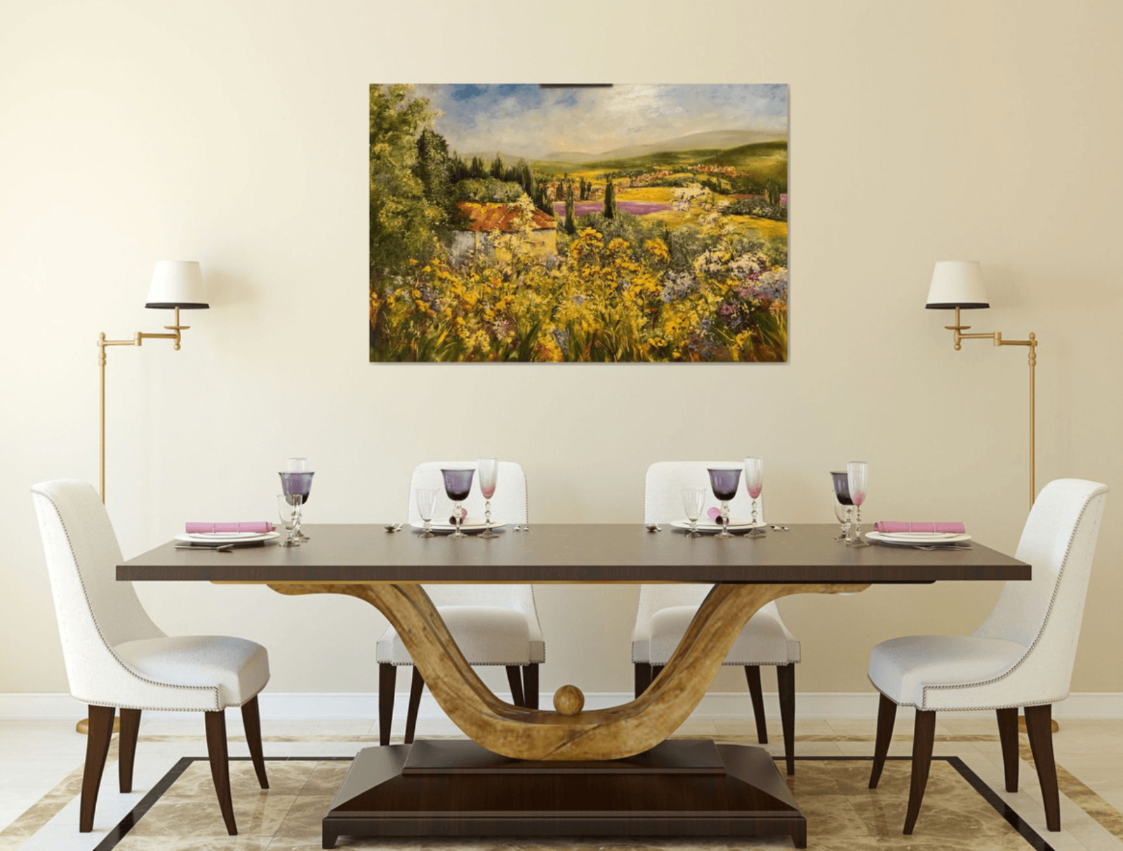 Работы художницы Дианы Маливани - Столовая - Дизайн интерьера (1)