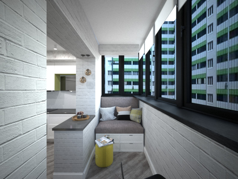 Проект 2-х комнатной квартиры ЖК Комфорт Парк