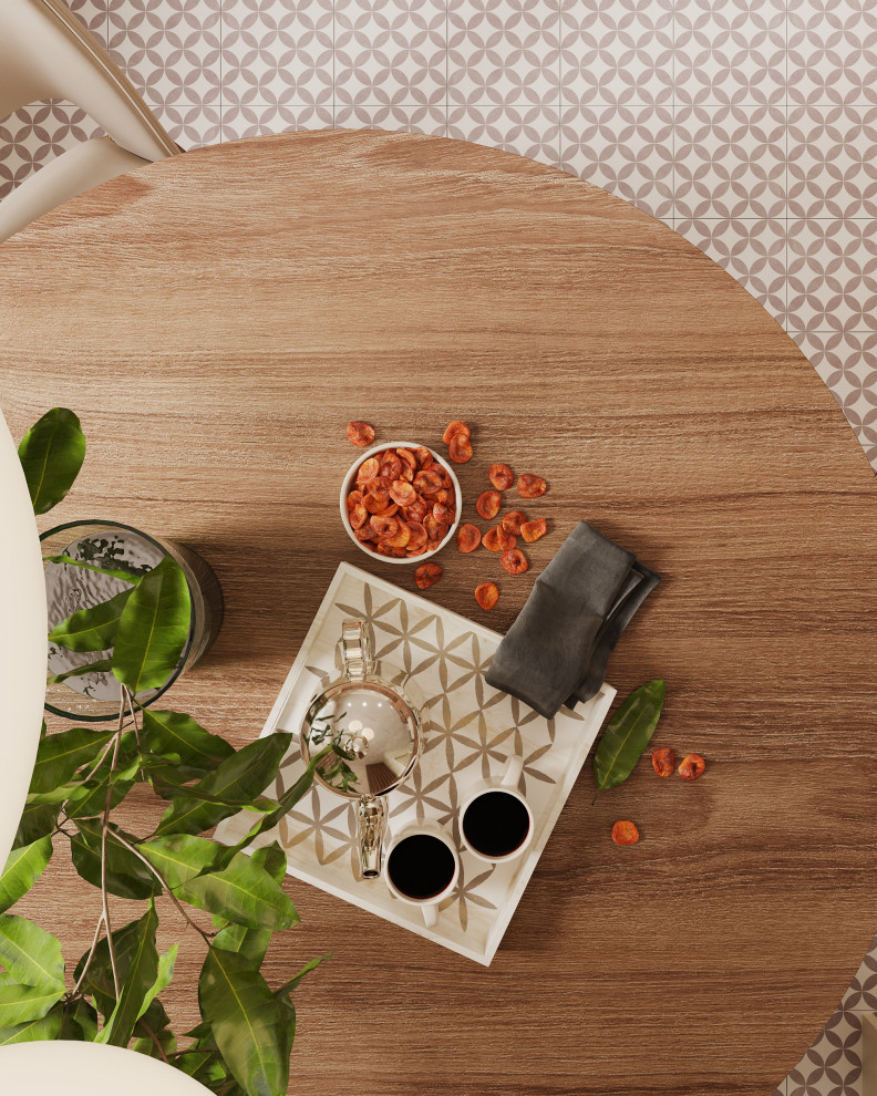 Кухня в бежевых тонах